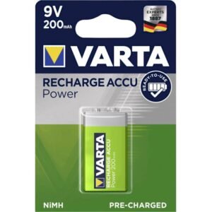 varta genopladeligt batteri 9v nimh bl1