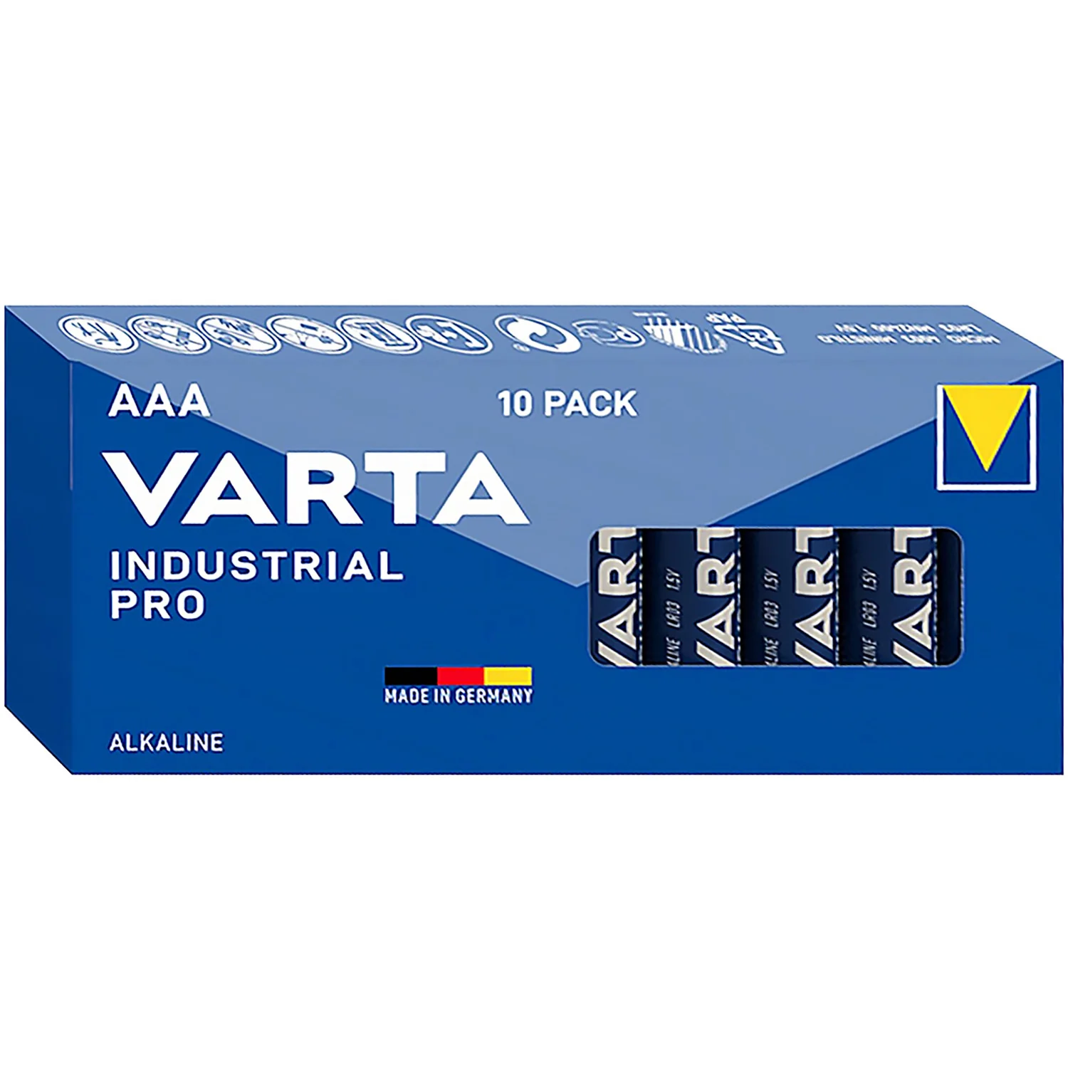 varta alkaline industri 1,5v lr03 aaa 10 stk varta alkaline industri 1,5v lr03 aaa 10 stk