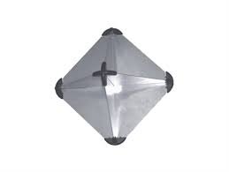 radarareflektor m 2 svart (kann leggjast niður)