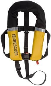 gc rescuer life jacket nylp/glentex black/yellow