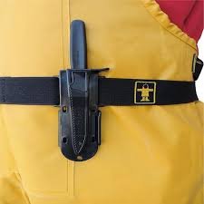 elasticated belt with knife holder