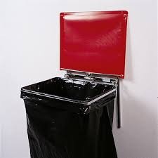 affaldssækkeholder vægmonteret 125 liter