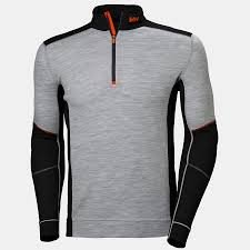 hh lifa merino half zip