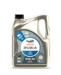 total rubia tir 7400 15w 40, 5 l