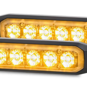 flashing warning light , amber, 6 led's