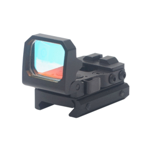 red dot aim o flip dot black
