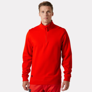 manchester half zip sweatshirt