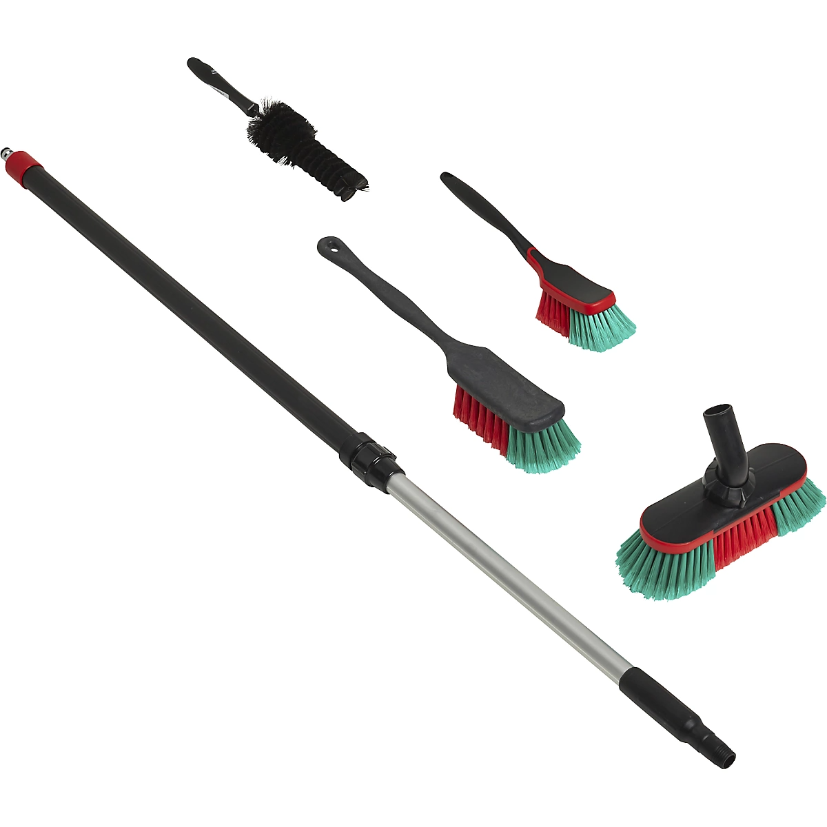 vikan vaskesæt med bilbørste og skaft teleskop