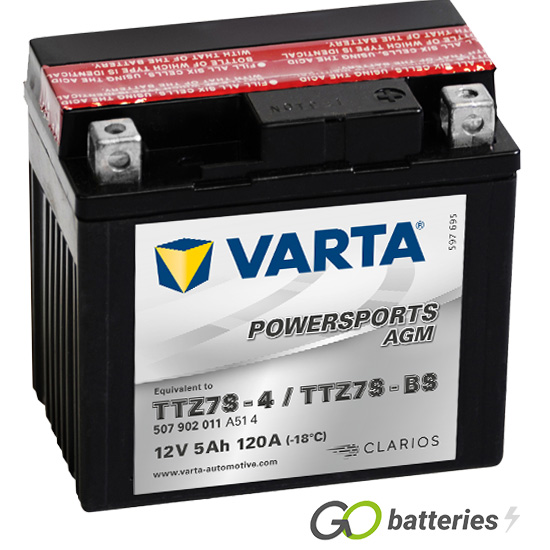 varta ttz7s 5ah 120a varta ttz7s 5ah 120a