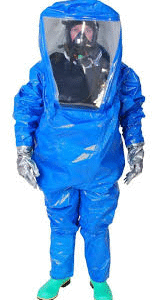 respirex sc4 kemikaliedragt, blå laminat, 2 4 pcs (á 1 pcs) 2.409,0