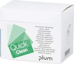 plum quickclean box/20 pcs. wound cleansing wipes