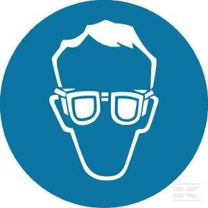 skilt påbud 200 mm, ørebeskyttelse